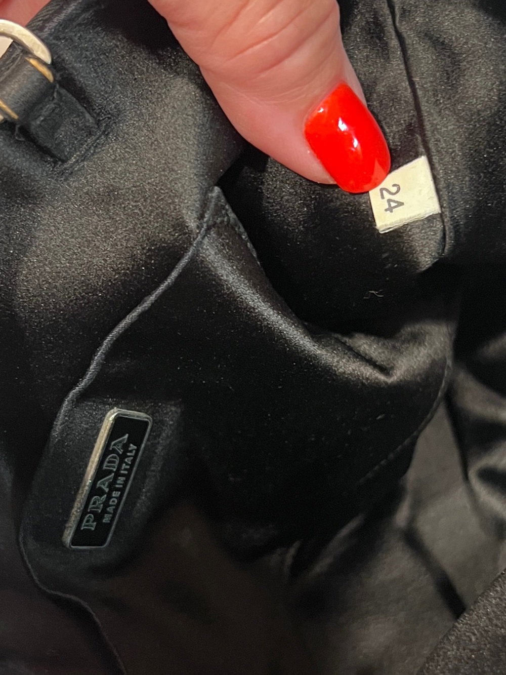 Prada⭐️Black Nylon Mini Bag!⭐️rare in excellent condition! Offers welcome! - Picture 12 of 16